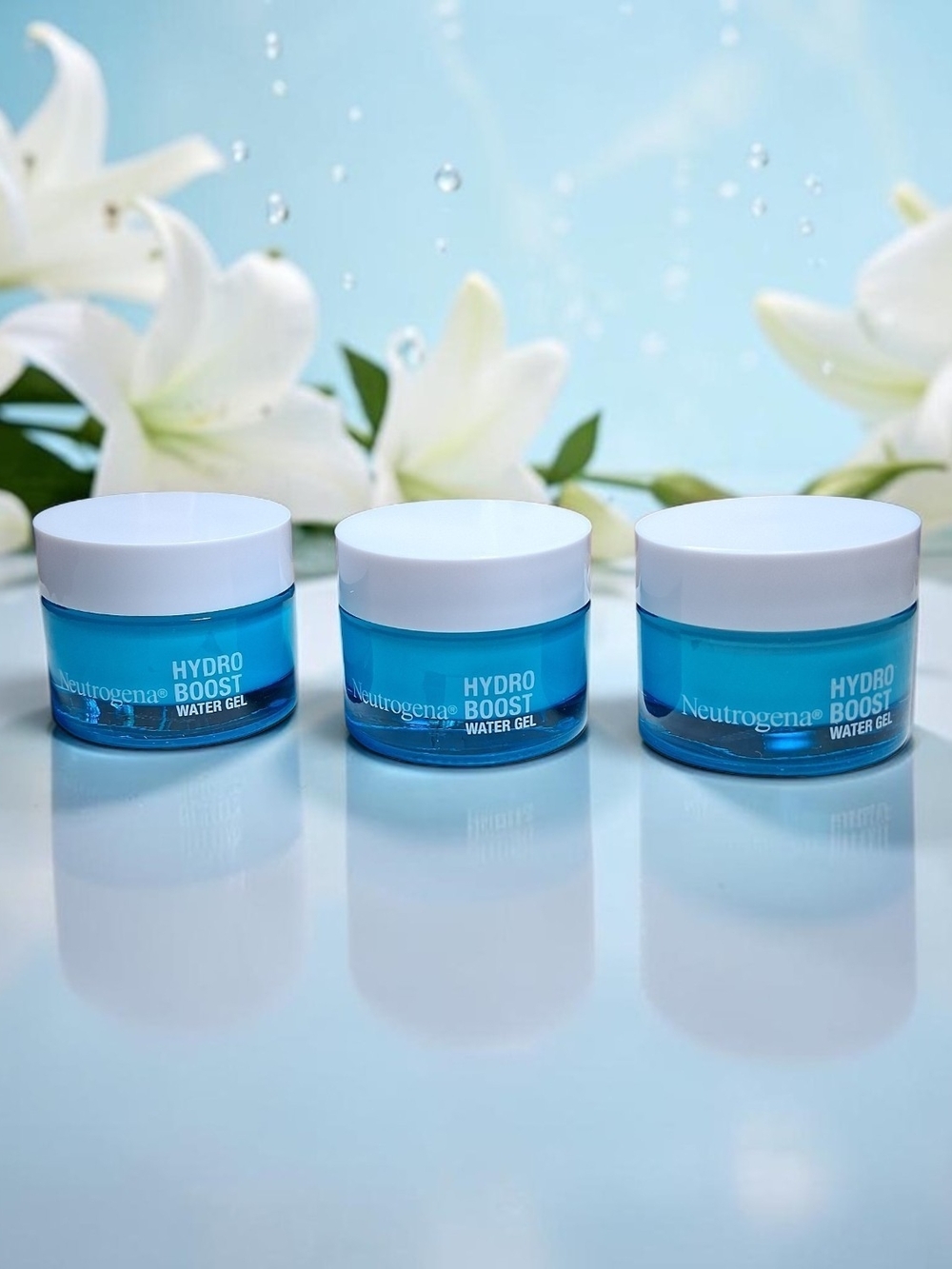 3 Pack of Neutrogena Hydro Boost Water Gel by Neutrogena, 50ml/1.7 oz / No Box